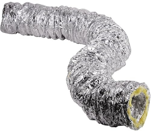 Gaine en aluminium souple isolée - d160 10m - Vortice