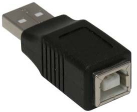 USB A-M/B-F Gender Changer