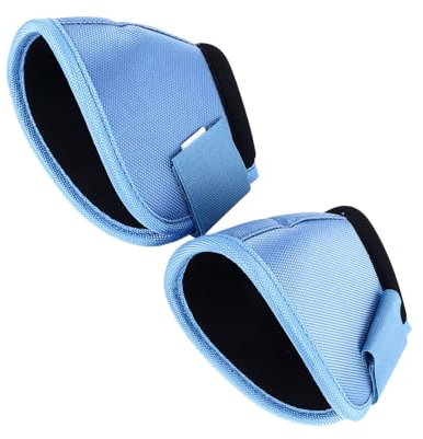 Qcwwy Pferdepflegeprodukte, Stoff-Hufstiefel für Pferde, Tubbease-Hufsocke, Hufschutz für Pferde, Reitschutzausrüstung Zur Verhinderung von Schleudern, Hufglocken für Pferde, Oxford (L)