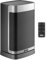 Mylek Electric Fan Heater 1500W, Ceramic Portable Silent Space Energy Efficient Heaters Upright, Cool Mode, Home, Bedroom, Office, Remote Control, Digital, Safety Tip Over (1.5KW Silver and Black)