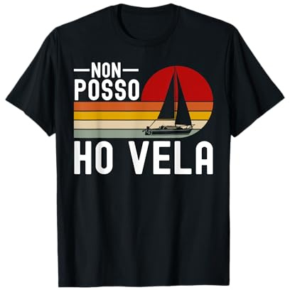 Vela Divertente Regali Veliste Barca A Vela Capitano Umore Maglietta