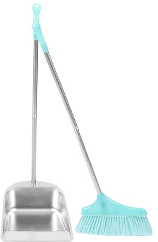 VALICLUD 1 Juego De Recogedor Y Escoba para Habitación Cepillo para Escoba Recogedor Plumeros para Limpieza Cubos Escobas Suministros De Limpieza De Suelos Escoba De Color Aleatorio