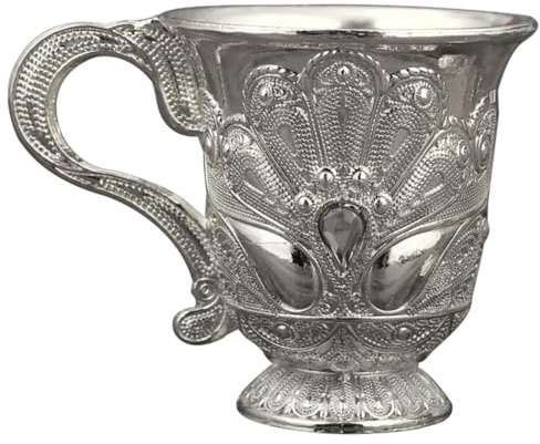 LIFKOME Bicchiere Da Vino in Lega Bicchiere Da Vino in Stile Vintage Elegante Ornamento Adatto Per Casa e Feste