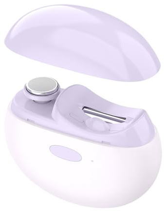 Tagliaunghie elettrico – Rifinitore ricaricabile USB, dispositivo lucidatore LED, taglierina antiscivolo facile da impugnare, strumento per unghie dei piedi, animale domestico per adulti | Ideale per