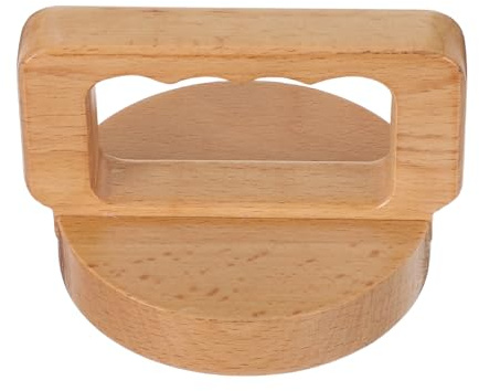 Operitacx Strumento di Stampa a Blocco di Legno Baren con Impugnatura Ergonomica in Legno di Faggio, Accessorio per Scrapbooking e Linoleografia, Forniture per Artigianato e Stampa Manuale