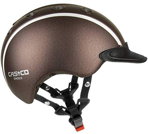 Casco Kinder Reithelm Choice braun metallic S (52-56cm) + Hufkratzer Reiterladen24
