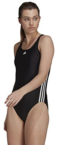adidas Damen Sh3.ro 3s One Piece Swimsuit, Black/White, 46 EU
