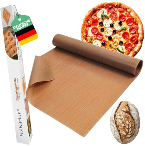 Carta forno riutilizzabile rotolo, pellicola da forno permanente, tappetino forno riutilizzabile, la carta da forno, resistente al calore, tagliabile, lavabile in lavastoviglie (rotolo 220x40 cm)