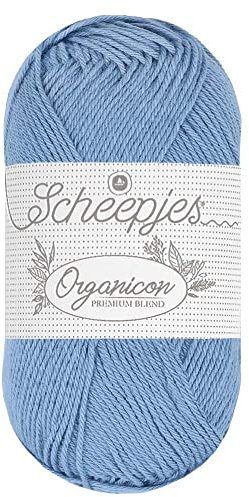 Scheepjes - Scheepjes 254 Stahl Blau Organicon Garn - 1x50g