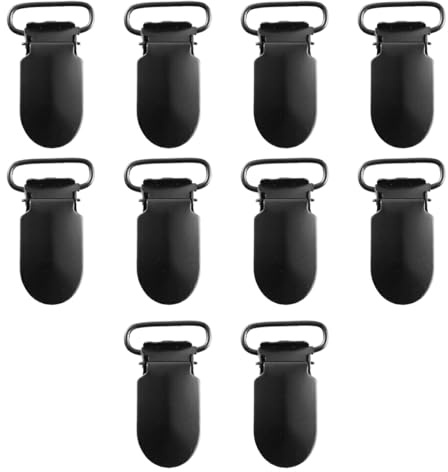 tuwiwol 10 pz Alla Moda Della Bretella Pinze Per Cucito Professionale In Lega di Cucito Della Bretella Clip Della Bretella Fibbia Accessorio Per il Cucito