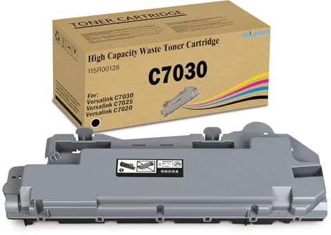 VersaLink C7020 C7025 C7030 Waste Cartridge Replacement for Xerox 115R00128 Waste Toner Cartridge Container Compatible with Xerox VersaLink C7020 C7025 C7030 Printer 1-Pack