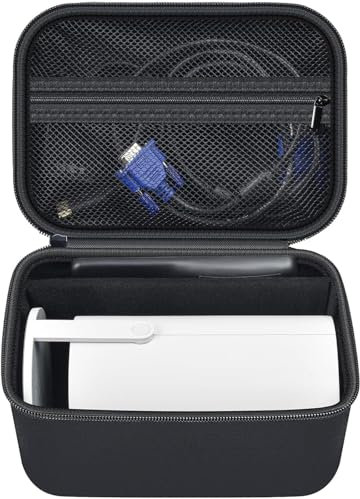 Mini Projector Case Compatible with XuanPad for Maypug for Xgody for Einyoumily for ENUOSUMA Portable Projector 4K 1080P Support, Storage Holder Organizer for accessories -Black