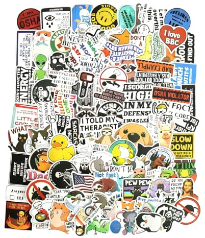 KQDRAVINE 200 stycken meme-klistermärken för vuxna, vattentäta klistermärken för bärbar dator, klippbok, hjälm, resväska, cykel, motorcykel, skateboard, graffiti, anime, klistermärkesbomb