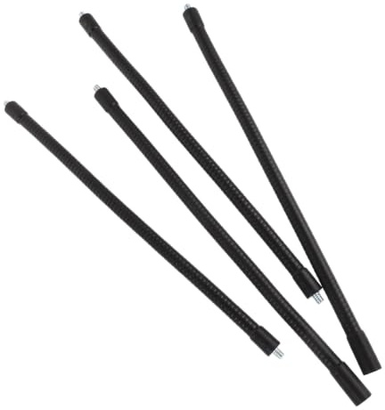 AKOOSY 4 St Flexibel Gooseneck Förlängningsrör i Metall Justerbar - Mikrofonstativ Adapter för Streaming Videoinspelning och Poddsändning