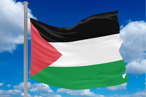 Bandiera Palestina In Tessuto Nautico Misura 70x100