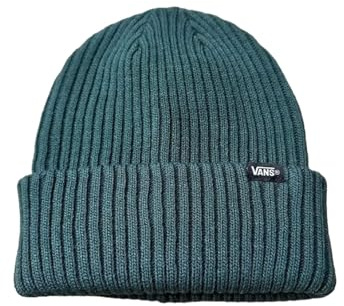 Vans Clipped Cuff Beanie Bonnet, Green Gables, Taille Unique Homme