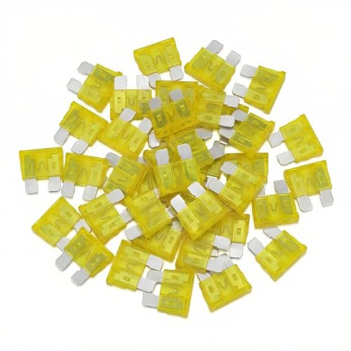 (80Pcs) 20 Amp Standard Fuse, 20A Car Blade Fuses for Car/RV/Truck/SUV/Motorcycle/Boat