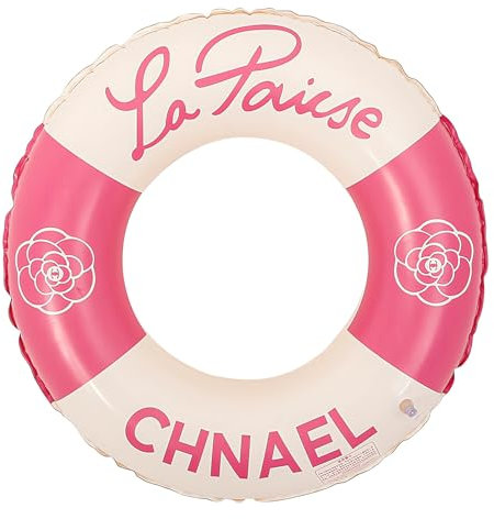 Aufblasbarer Schwimmring, Schwimmreifen groß, Schwimmreifen Schwimmring, Wasserspielzeug für Pool und Strand Party Spielzeug für Kinder und Erwachsene (Rosa)