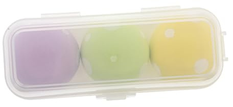 TOPPERFUN 3pcs Coussinets de Maquillage en Éponge Champignon, Expansion à Activation par Eau, Double Usage pour Fond de Teint, pour Application de Maquillage