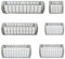 Mylek Tubular Heater Guard 610mm - Electric Tube Safety Cage Protection, Greenhouse, Garage, Caravan (610mm)