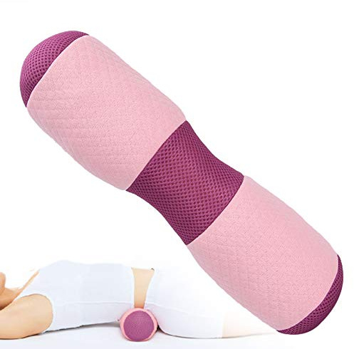 Traversin de Yoga Oreiller de Taille Vertèbre Lombaire Correction du Bassin Coussin de Traversin Bloc de Mousse à Mémoire de Forme, Coussin de Yoga Robuste, Til Pelvien Lombaire Correct
