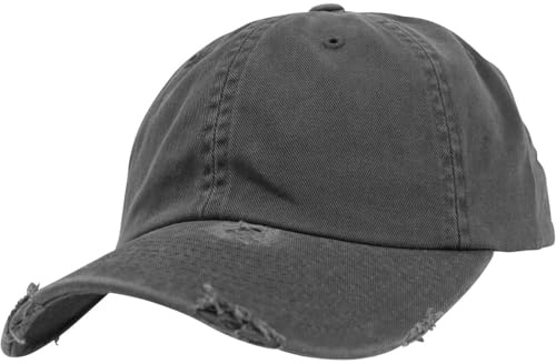 Flexfit Caps Low Profile Destroyed, Darkgrey, one Size, 6245DC