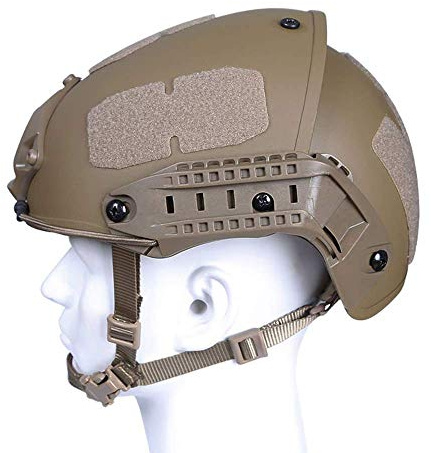 Tactical Area Casco táctico Airsoft para Exteriores, 2 en 1, Equipo de Campo, Casco Protector ABS Ajustable