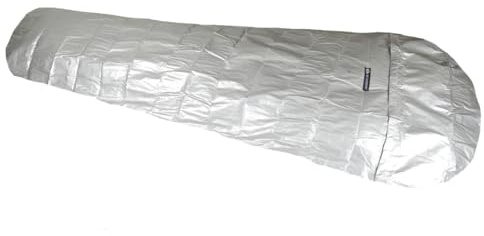 SirJoseph Bivouac sack K6 - emergency telephone number - 1 person, Silver