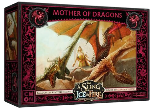 CMON, A Song of Ice & Fire – Mutter der Drachen, Erweiterung, Tabletop, 2 Spieler, Ab 14+ Jahren, 45+ Minuten, Deutsch, Mehrsprachig, 7. Targaryen Erweiterung