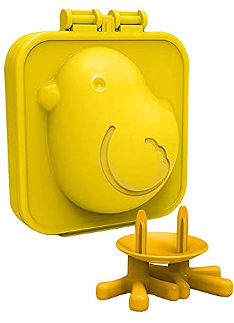 Generic Stampo per uova sode a forma di pulcino, ABS Giallo