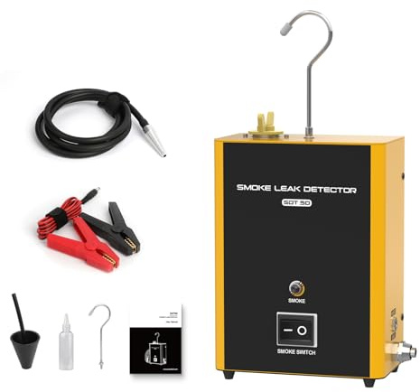 Détecteur de Fuite de fumée SDT50 Machine à Brouillard de Voiture EVAP Testeur de Fuite de Carburant Testeur de fumée Testeur de Fuite de Vide Machine à fumée pour véhicules DC 12V