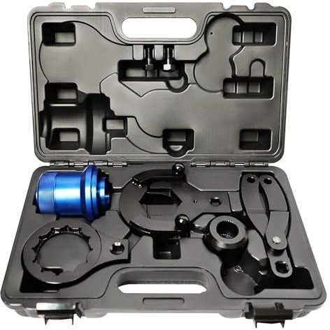 LIROPAU 7tlg Einbauwerkzeug-Kit zum Ausbau, für den Radlagerein-/ausbau Kompatibel mit B-MW X3 X5 X6 E70 E90 E91 E92 RWD 4WD Ersetzen Sie 335040 335050 335060 335080 230020