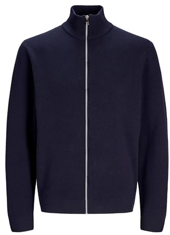 JACK & JONES Jprccmilano stitch high neck cardigan, natthimmel, M