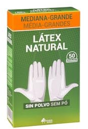 Genérico Guanti in lattice foresta verde taglia media-grande sciolto scatola 50 pz. Confezione 2