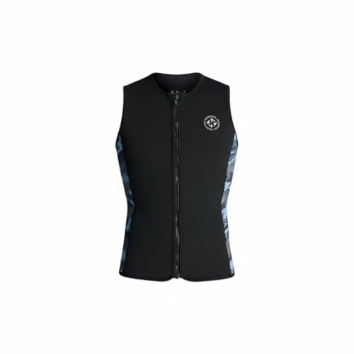 Giubbotto Protettivo Neoprene 2mm (0.08 inch) - Gilet Senza Maniche, Caldo per Wave Riding, Sport Acquatici- XS