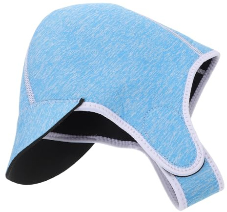 NIYANGLE Thermal Diving Hood Cap with Brim, 2mm Neoprene Surfing Snorkeling Swim Hat for Men Women, Insulated Scuba Dive Gear for Underwater Sports and Pool Use