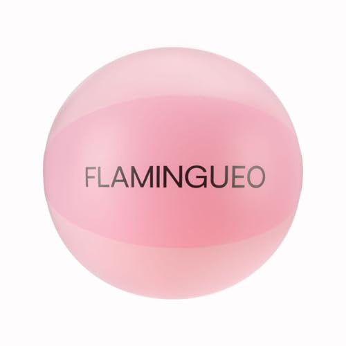 Flamingueo Uppblåsbar – bollform – för strand och pool – slitstark PVC – 35 x 35 cm