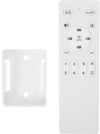 POPETPOP Control remoto universal para ventilador de techo, kit de reemplazo de transmisor inalámbrico y receptor para ventiladores de enfriamiento con luces, interruptor inteligente de 6 velocidades