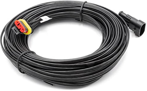 vhbw Niederspannungskabel Transformator Kabel kompatibel mit Gardena Robotic R38Li, R40Li, R80Li, SILENO City, Sileno+ R100Li Mähroboter, Rasenmäher, 20m