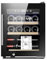 BODEGA43-12C Weinkühlschrank klein - Weinkühlschrank 12 Flaschen, 33 Liter, 5-20 ºC, 1 Zone, Geräuscharm (41 dB), Kompressorkühlung, Drei Schubladen aus Buchenholz
