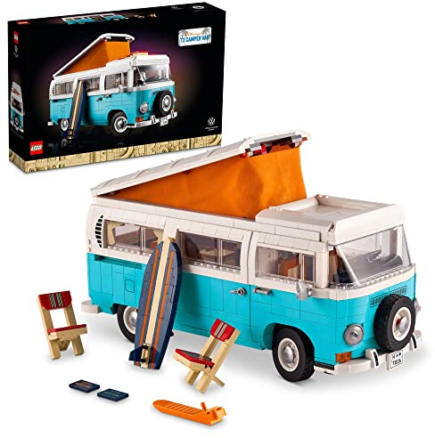 LEGO Volkswagen T2 Camper Van 10279 Building Kit; Build a Displayable Model Version of The Classic Camper Van (2,207 Pieces)
