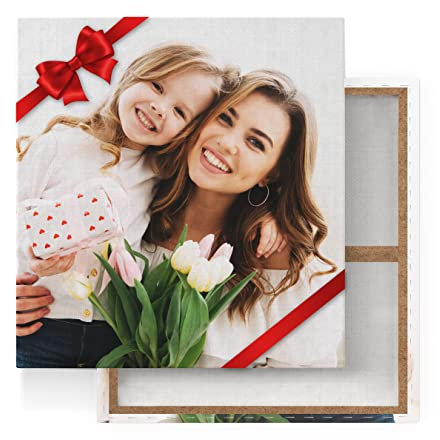 Estika Ihr Foto auf Leinwand - 30x30 cm - Fotogeschenke mit eigenem foto, Leinwand bilder, Personalisierte