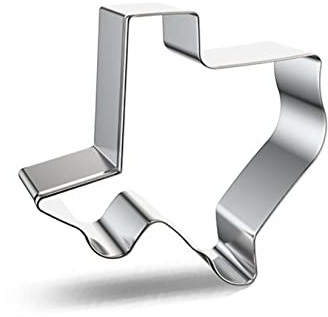WJSYSHOP Texas Map Shape Cookie Cutter