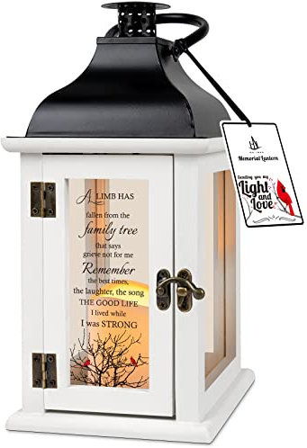 Farol conmemorativo: regalos de condolencias por la pérdida de un ser querido, regalos conmemorativos por la pérdida de la madre, pérdida del padre, regalos funerarios cuidadosos para la pérdida de un
