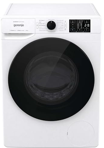 Gorenje WNEI 94 DAPS Waschmaschine, 9kg Fassungsvermögen, EEK A, AquaStop, Made in Europe, 16 Programme, Dampffunktion, Daunenwäsche, ExtraHygiene Programm, Inverter PowerDrive Motor, weiß