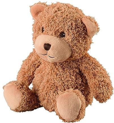 Warmies - Wärmflasche für die Mikrowelle, Körner, mit Plüschbezug – Teddy braun