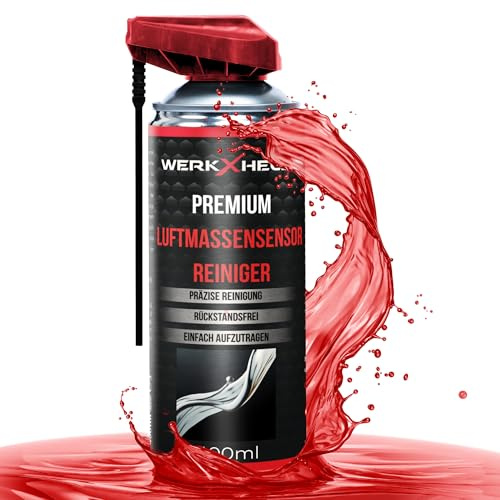 Werkxheld Luftmassenmesser-Reiniger Luftmassensensorreiniger | 400 ml | Präziser Reiniger für Luftmengensensors | Rückstandsfrei & Schonend | Verbessert Sensorleistung & Motoreffizienz