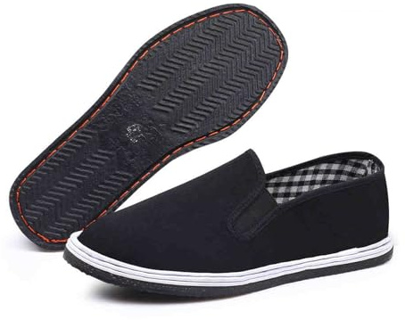 Yummsion Chinese Traditional Martial Arts Shoes,Kung Fu Martial Arts Tai Chi Shoes,Martial Arts Old Beijing Shoes,Slip On Breathable,Rubber Sole,Non Slip,for Men Women Martial Kung Fu Tai Chi