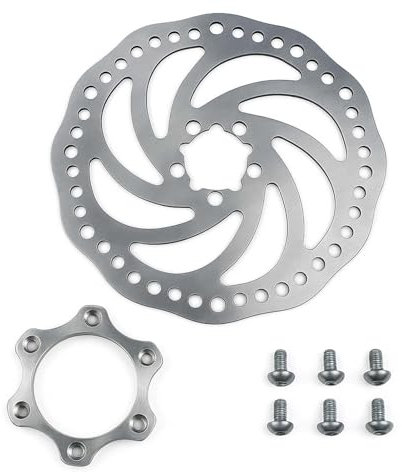 Fahrrad Bremsscheibe, Centerlock Bremsscheibe 160MM 6 Loch, MTB Bremsscheibe für Mountainbike, Rennrad, E Bike, Citybike, schnelle Wärmeableitung