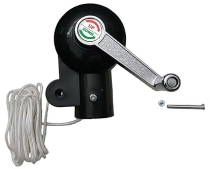 F Fityle Accessori per ombrelloni da Giardino con Corda, Supporto per Ponte Resistente, Braccio, manovella per ombrellone per ombrelloni da Esterno